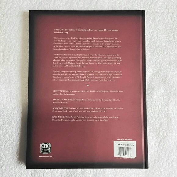 2019 The Invisible Empire Large Hardcover Graphic Novel by Insight!! - Picture 6 of 6